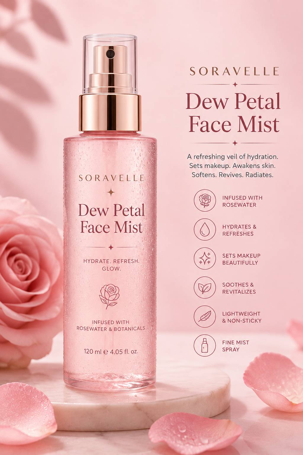 Soravelle Dew Petal Face Mist
